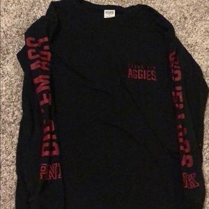 VS PINK texas a&m long sleeve